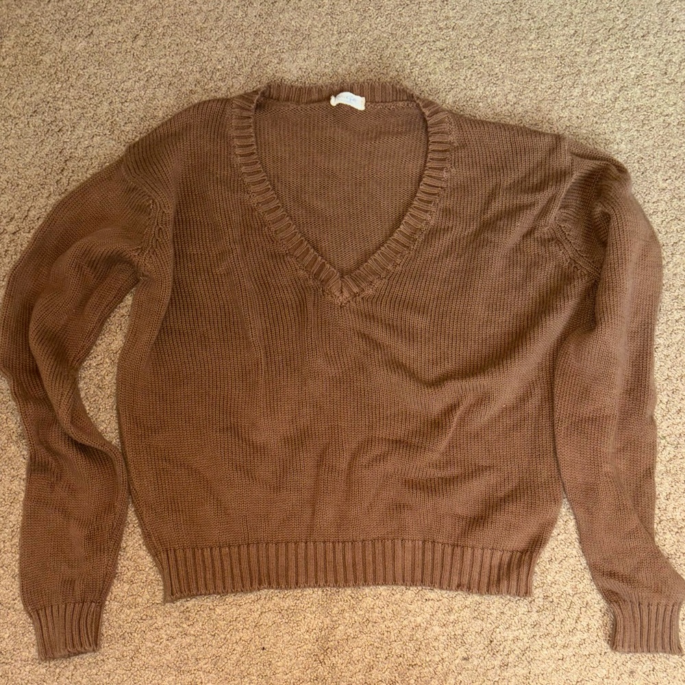 Brandy Melville Ida V-Neck Sweater